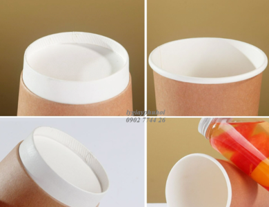 Ly giấy kraft, cốc giấy kraft 22oz-700ml-2 lớp 